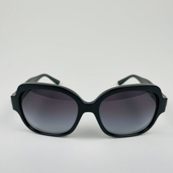 Michael Kors MK2055 Suz Black Frame Sunglasses, Gray Lenses 56-17-140